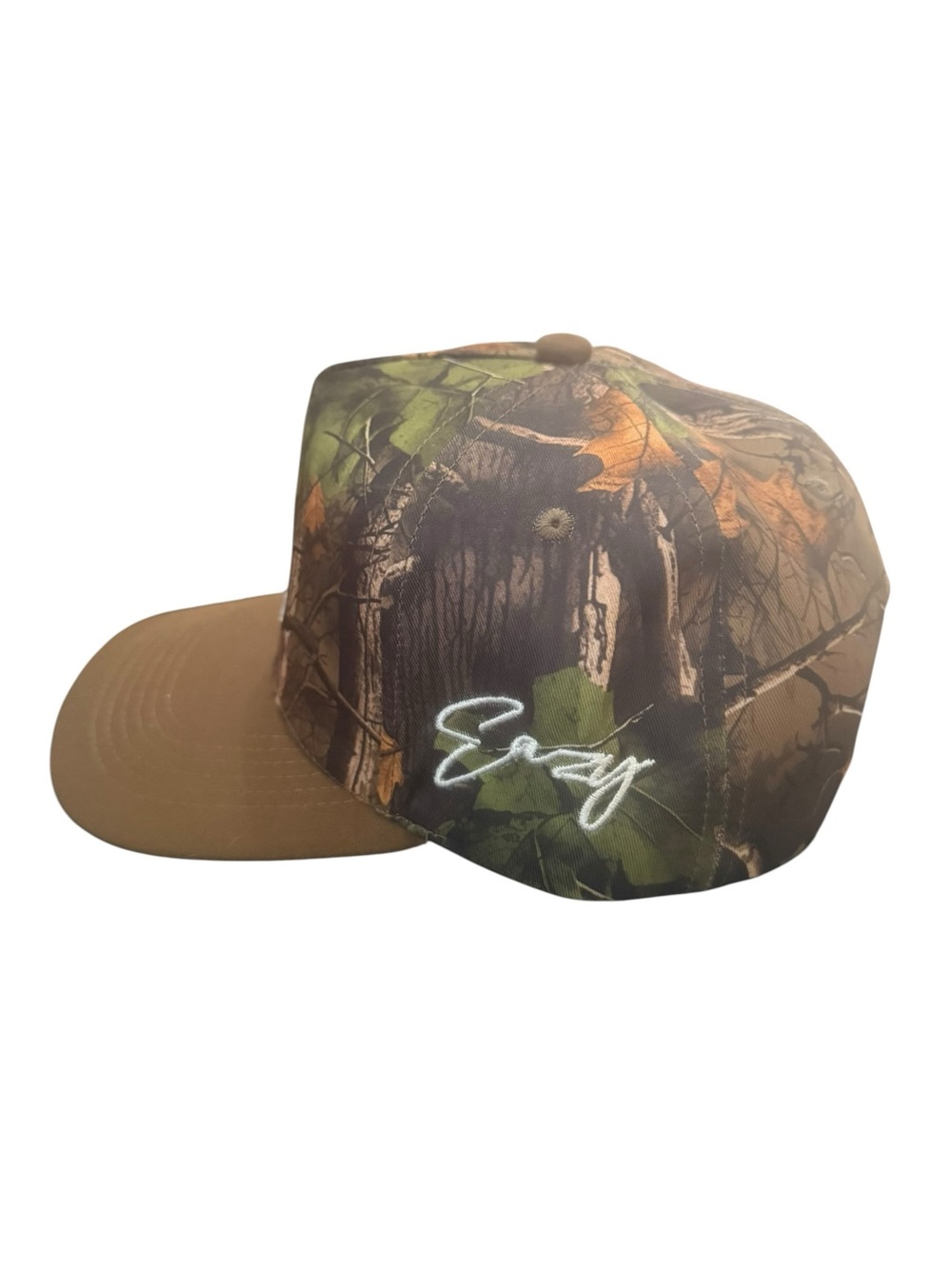 Easy LA Limited Production New York Yankees Camo Brown Brim Snapback Hat - Picture 4 of 7